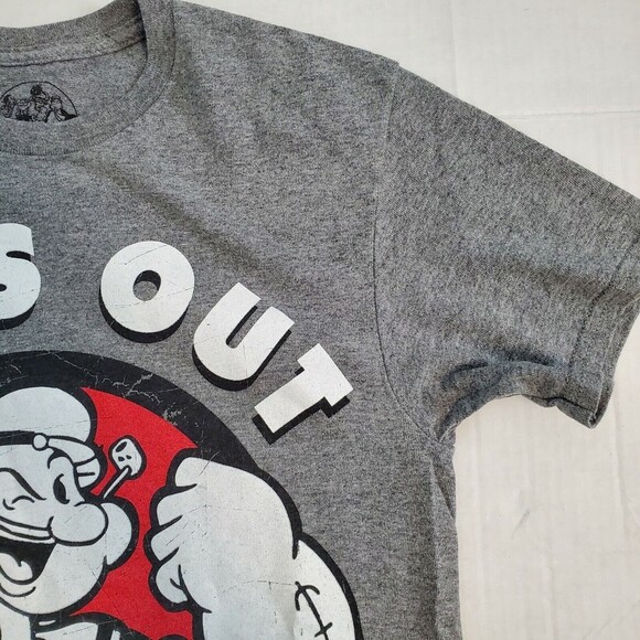 Popeye Suns Out Guns Out T-Shirt Officially Licensed Merchandise Adult Tee Small - Picture 3 of 7